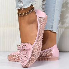 Γυναικεία κομψά, αναπνεύσιμα ορθοπεδικά σανδάλια από δαντέλα και slippery