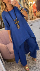 🔥 Τελευταία μέρα 50% έκπτωση 🔥 Ολόσωμη φόρμα από βαμβάκι και λινό