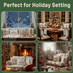 Κάλυμμα Μαξιλαριού με Χριστουγεννιάτικο Θέμα