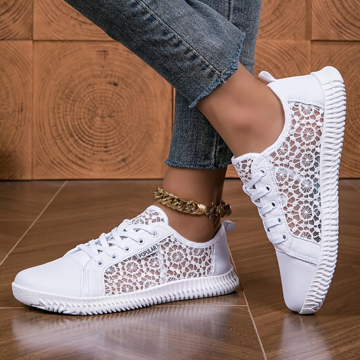 Γυναικεία αναπνεύσιμα μοκασίνια από mesh slip-on