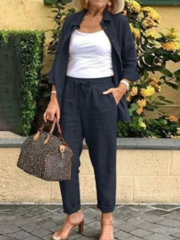 Γυναικεία βαμβακερά κοστούμια casual