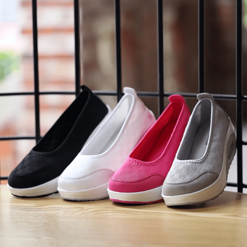 🌸🎉 Μοντέρνα και απαραίτητα γυναικεία άνετα slip-on αθλητικά παπούτσια