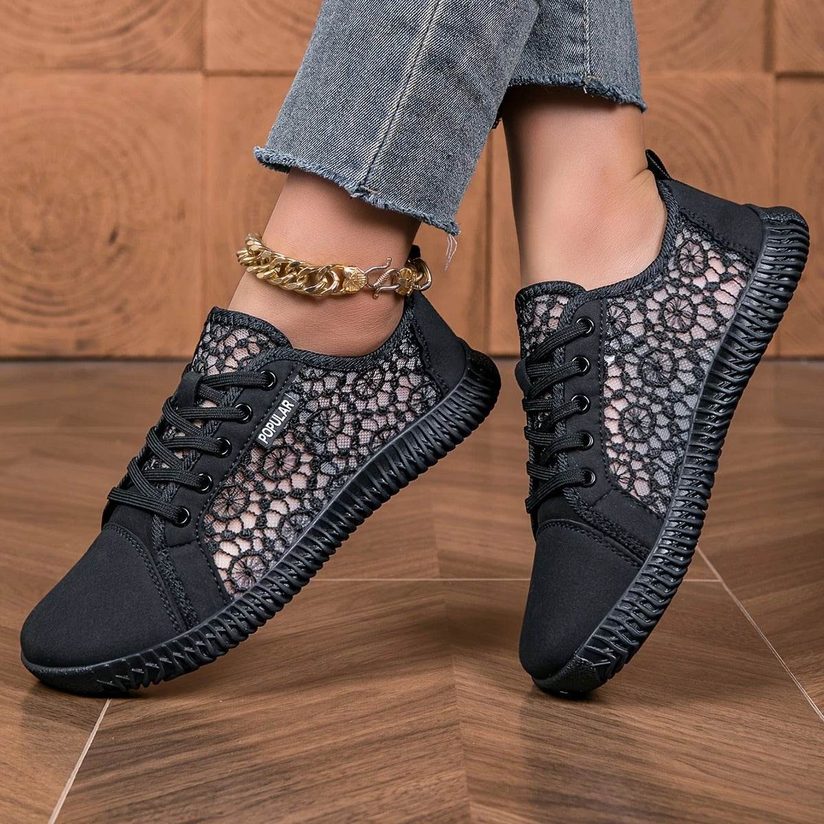 Γυναικεία αναπνεύσιμα μοκασίνια από mesh slip-on