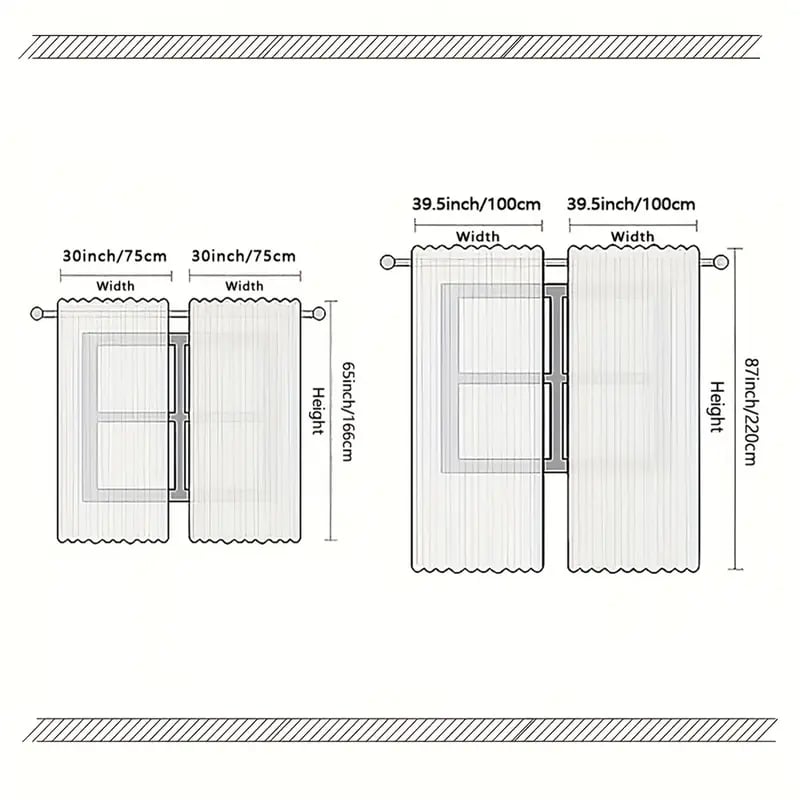 Χριστουγεννιάτικες κουρτίνες με τυπωμένες μπάλες