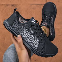 Γυναικεία αναπνεύσιμα μοκασίνια από mesh slip-on