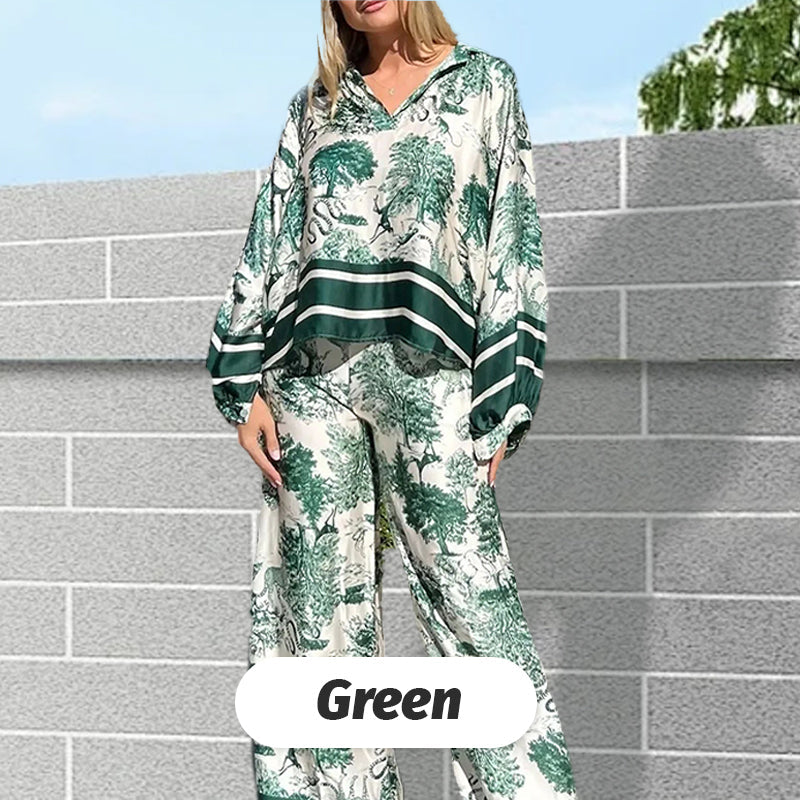 😍🌿Γυναικείο casual κοστούμι, μακριά μανίκια, τσέπες, V-λαιμόκοψη💋